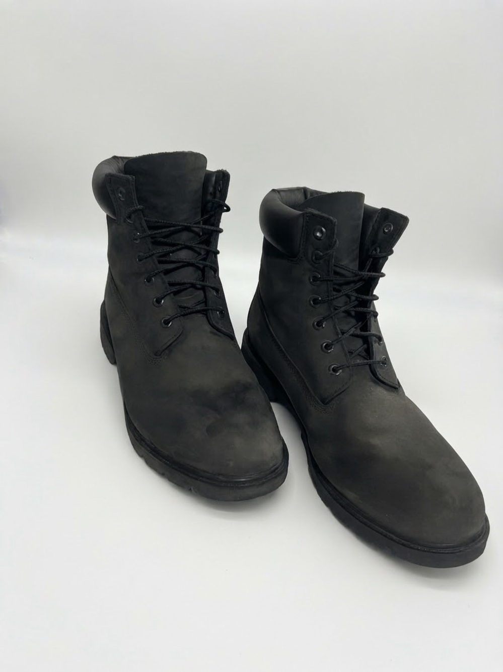 Timberland Men’s 6-Inch Premium Waterproof Boot – Black Nubuck - Gently Used